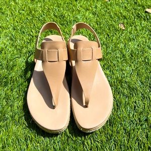 Vince Flint Thing Sandal Espadrilles Cappuccino